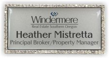 (image for) Windermere Silver Bling Silver Badge