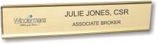 (image for) Windermere Gold Name Plate