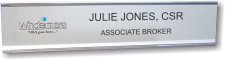 (image for) Windermere Silver Name Plate
