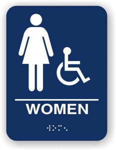 (image for) MT210 - Microtel Women\'s Restroom Sign