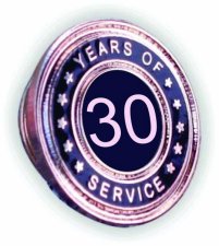 (image for) Years of Service Lapel Pin - 30 Year