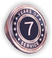 (image for) Years of Service Lapel Pin - 7 Year
