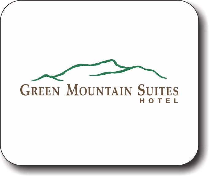 Green Mountain Suites Hotel Mousepad - $15.95 | NiceBadge™