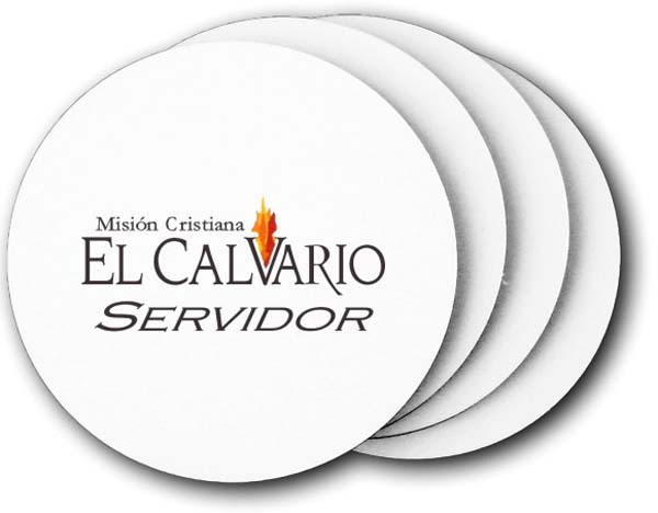 Mision Cristiana El Calvario Servidor Coasters (5 Pack) - $15.87 |  NiceBadge™