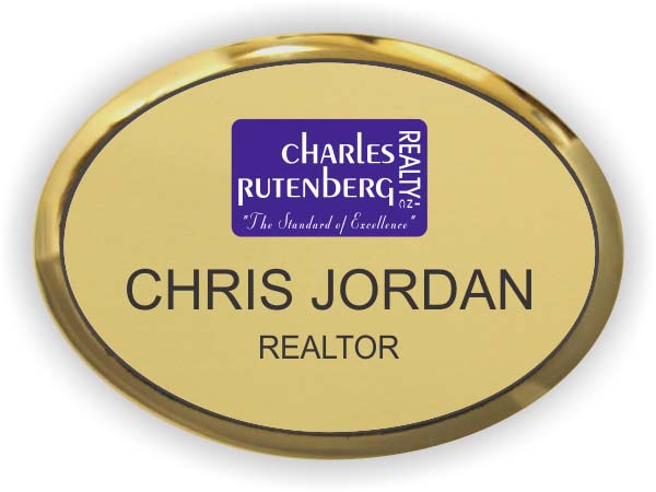 Charles Rutenberg Realty Executive Oval Gold Badge 1355 Nicebadge™ 0855