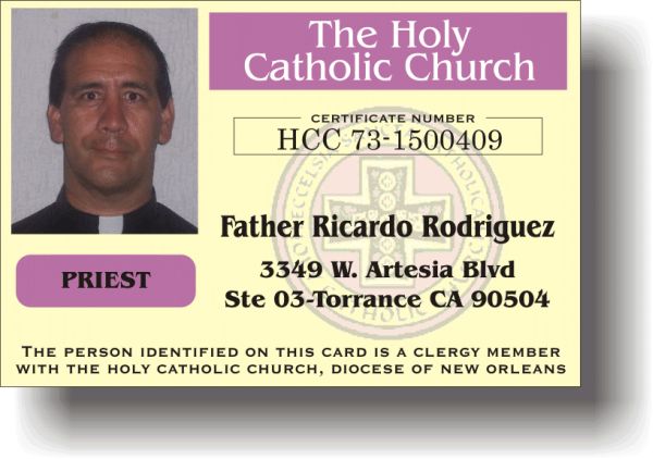 The Holy Catholic Church Photo ID Badge - $13.85 | NiceBadge