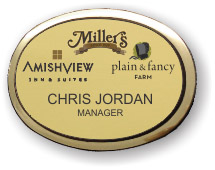 (image for) Miller's Smorgasbord Executive Oval Gold (Amishview Inn & Suites)