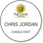 Gold Shaped Circle Name Badge